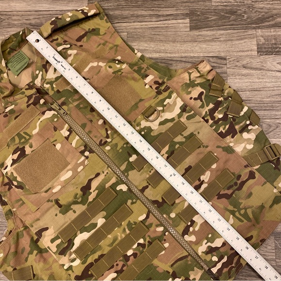 Camo Hunting Training Vest L Measurement Good Condition military - Picture 5 of 7